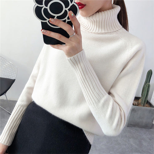 Cashmere Knitted Sweater - BUSINSTORE