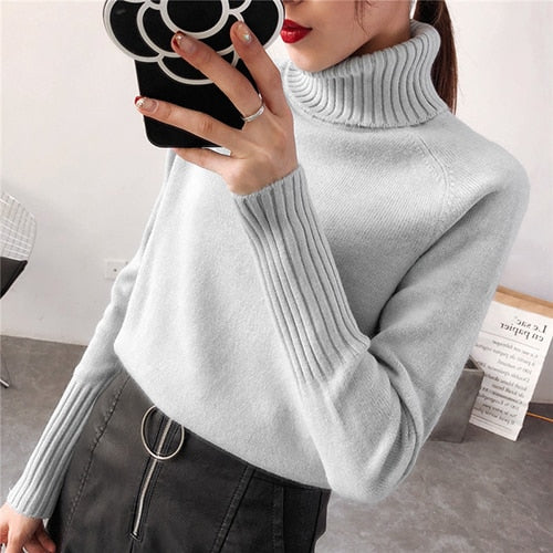 Cashmere Knitted Sweater - BUSINSTORE