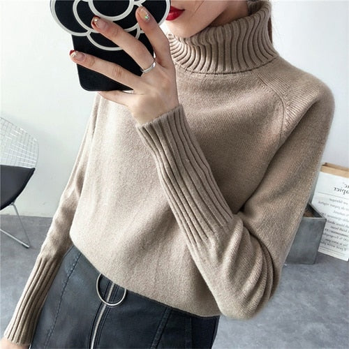 Cashmere Knitted Sweater - BUSINSTORE