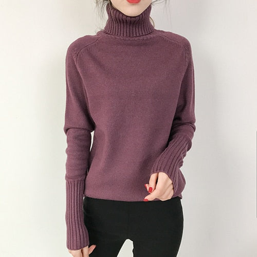 Cashmere Knitted Sweater - BUSINSTORE