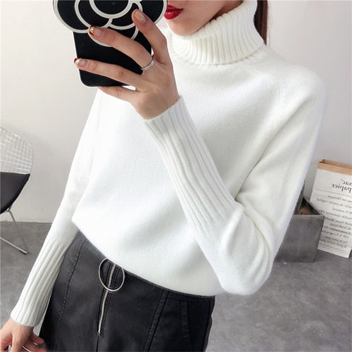 Cashmere Knitted Sweater - BUSINSTORE