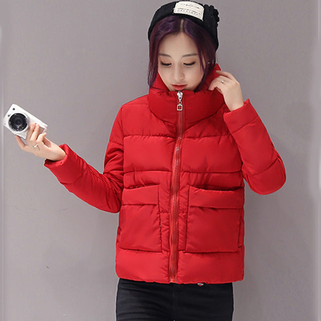 Warm Jacket Thick Solid Short Style - BUSINSTORE