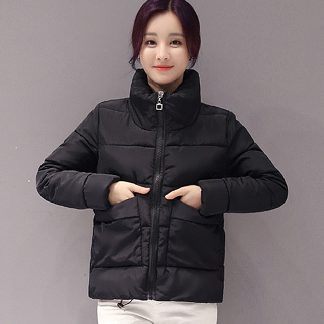 Warm Jacket Thick Solid Short Style - BUSINSTORE