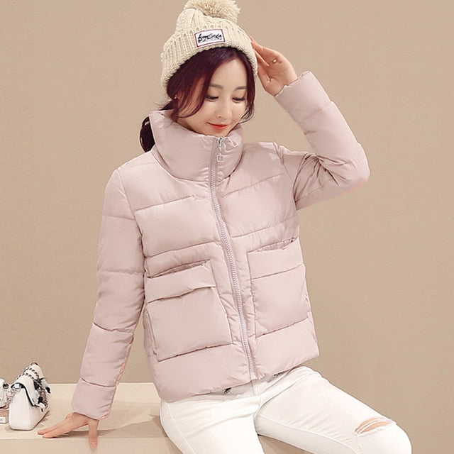 Warm Jacket Thick Solid Short Style - BUSINSTORE