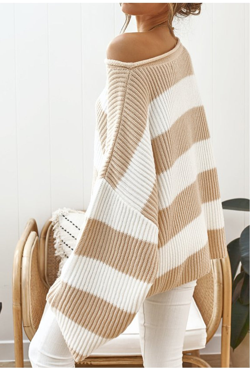 Casual Oversized Striped - BUSINSTORE