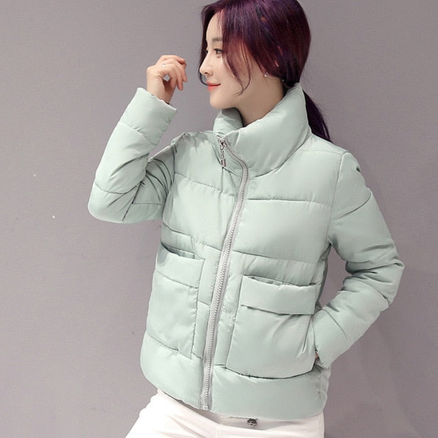 Warm Jacket Thick Solid Short Style - BUSINSTORE