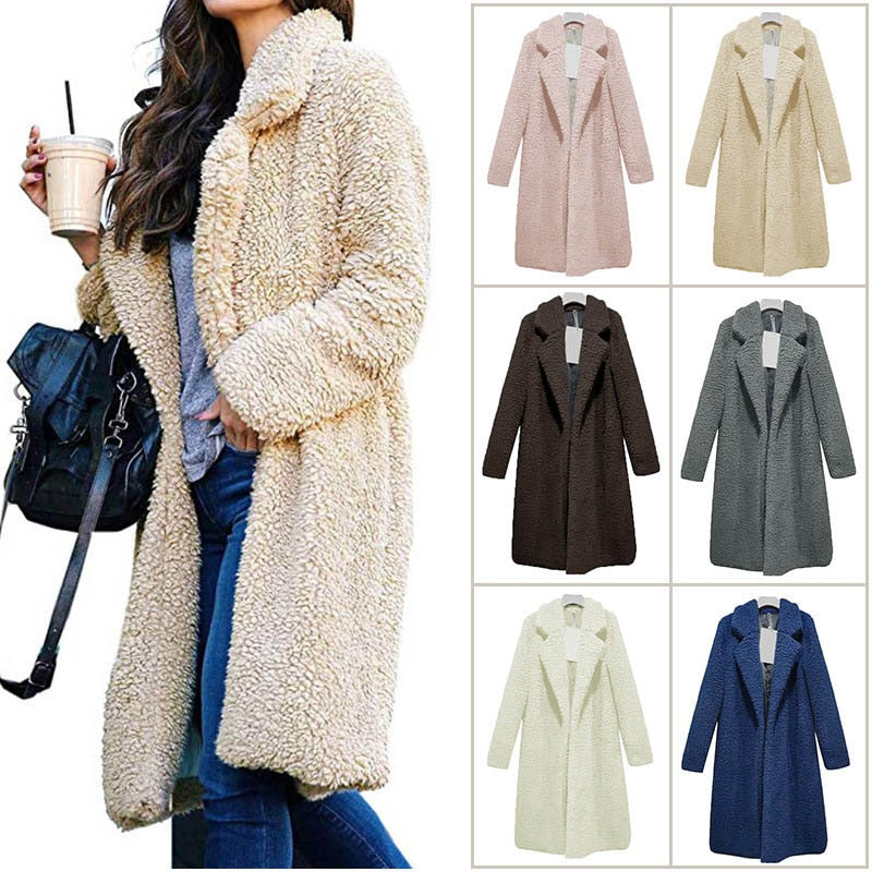 Long Sleeve Warm Coat - BUSINSTORE