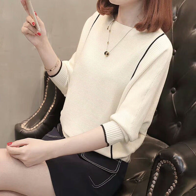 Loose Knitted Sweater - BUSINSTORE