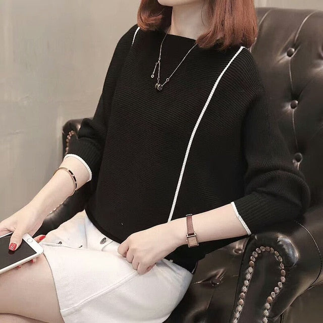 Loose Knitted Sweater - BUSINSTORE