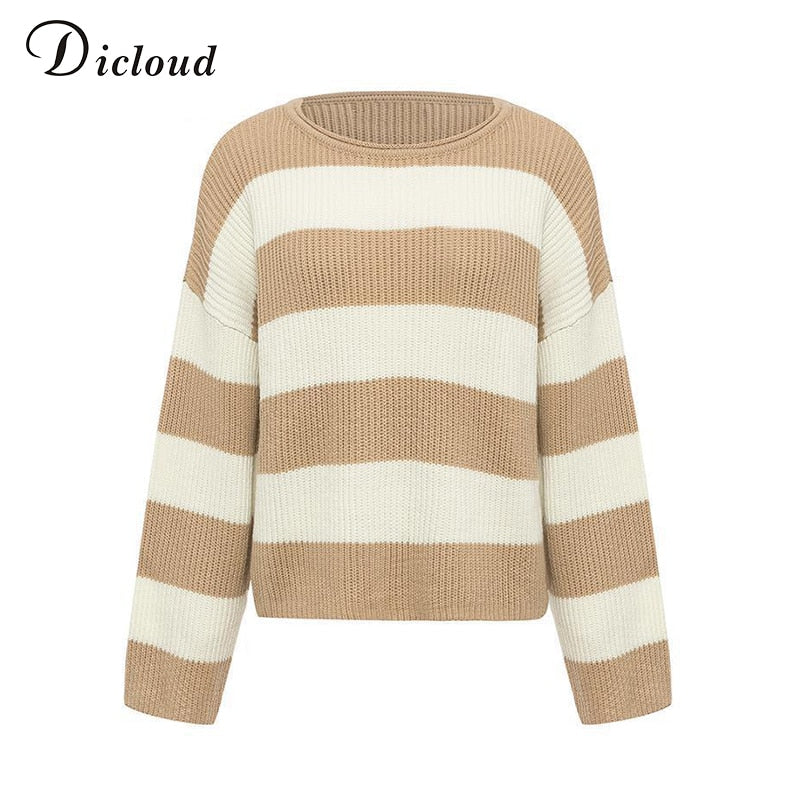 Casual Oversized Striped - BUSINSTORE