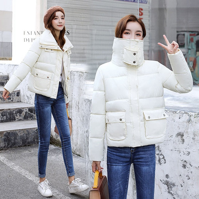 Warm Jacket Thick Solid Short Style - BUSINSTORE