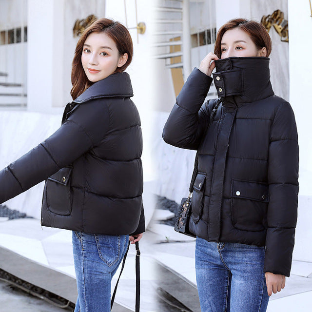 Warm Jacket Thick Solid Short Style - BUSINSTORE