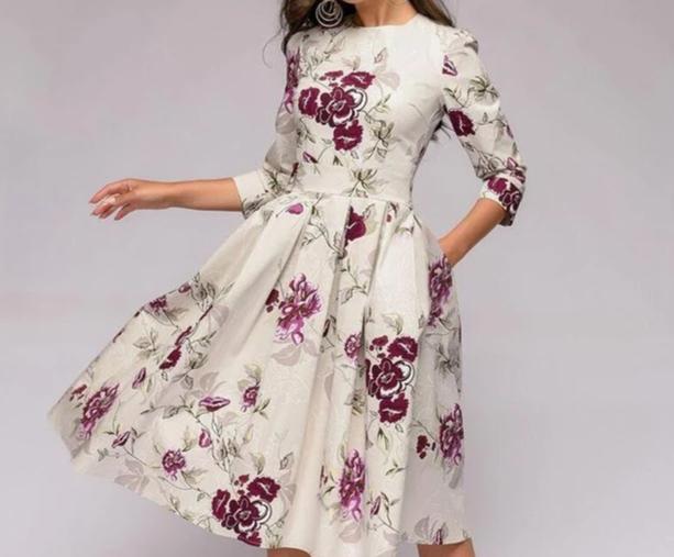 Elegant A-line Dress - BUSINSTORE