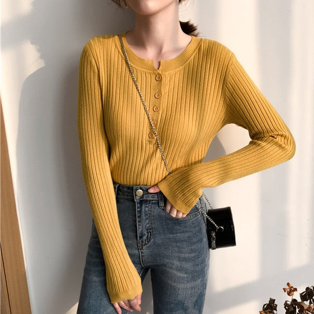 Pullovers Knitted Sweater - BUSINSTORE